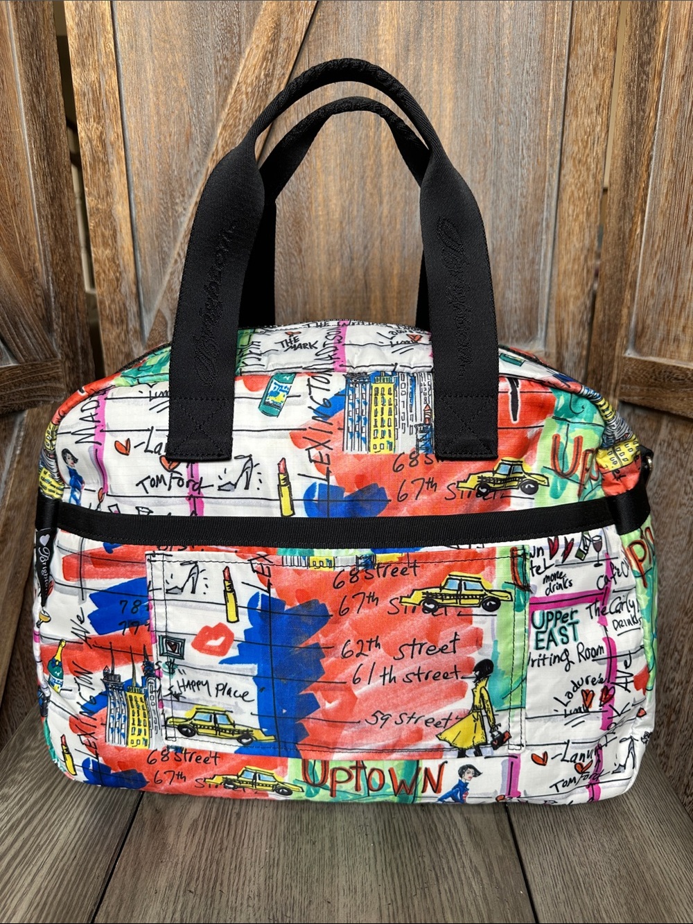 Brighton New York Jetsetter Weekender Travel Duffle Tote Bag - Picture 2 of 16